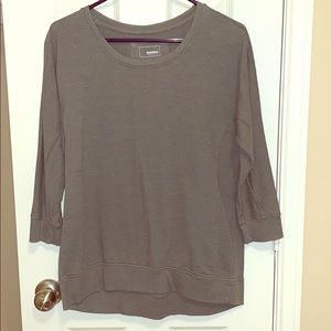 Army green 3/4 sleeve comfy shirt